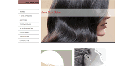 Desktop Screenshot of betahairsalon.com